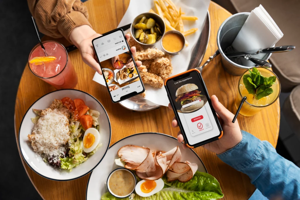 people taking photos food scaled